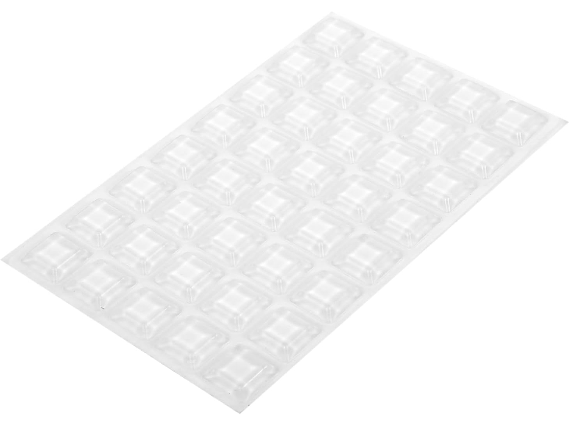 Shineofi Batentes De Porta Silicone, Protetores De Parede, Almofadas Autoadesivas Para Móveis, Formato Trapezoidal