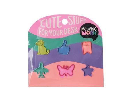 Livro Blister 6 Clips Con Formas Maw Mania Surtidos De Desconocido (espanhol)