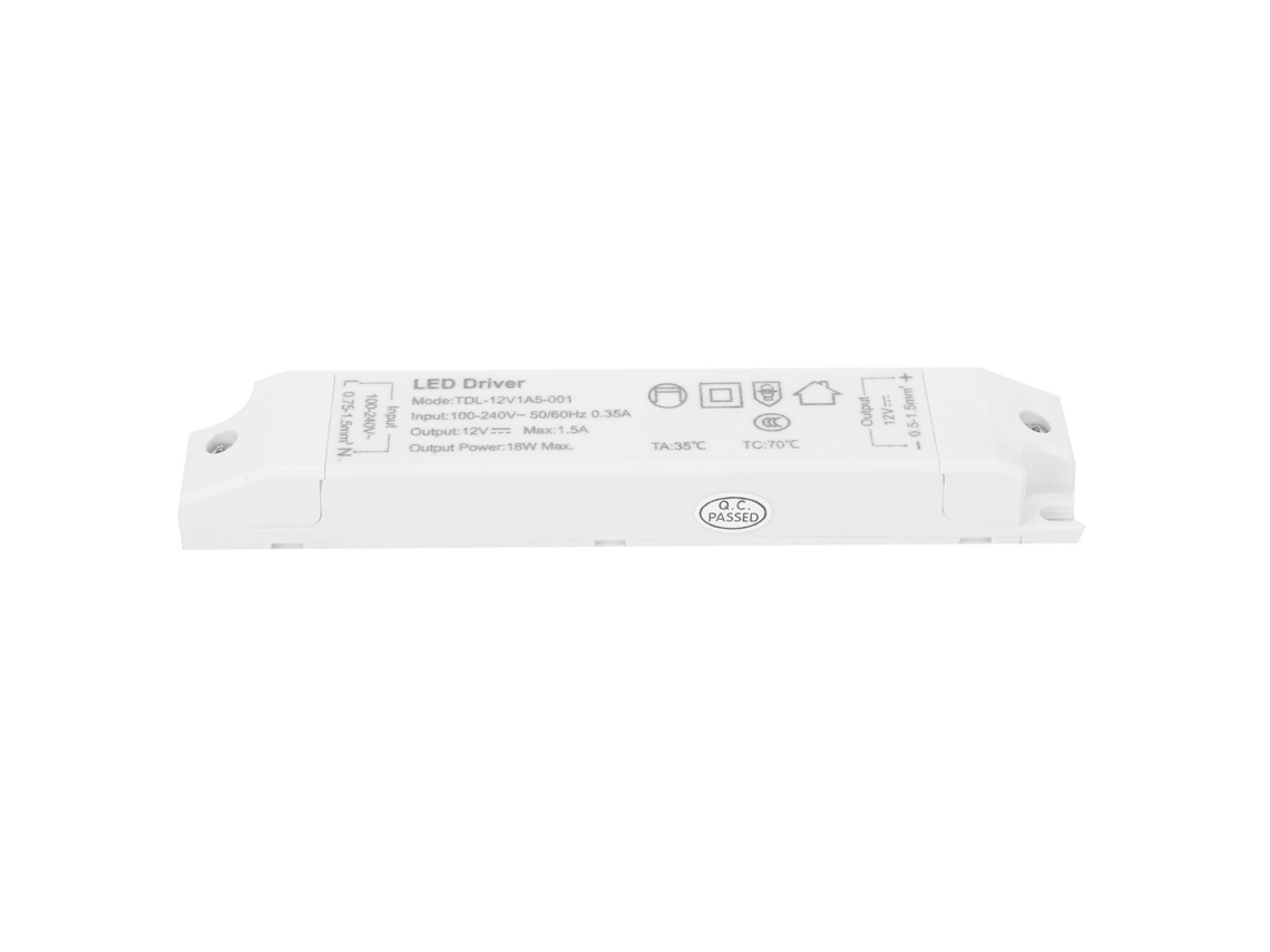 Adaptador de alimentação LED driver, interruptor, AC100V-240V, TDL‑12V1A5‑001 | S/MARCA