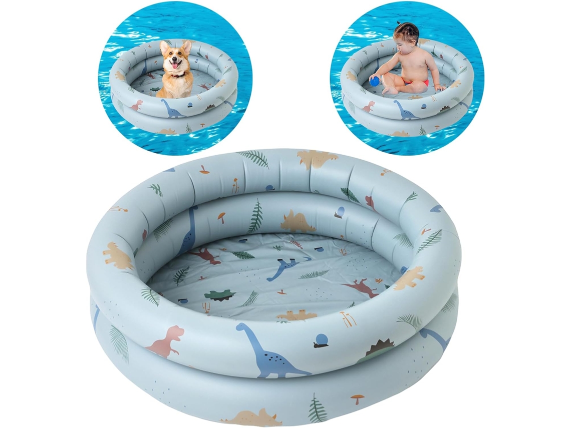 Piscina Inflável CHRUI para Crianças Interior e Exterior 90cm (azul)
