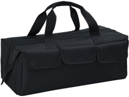 Bolsa profissional para ferramentas com zíper, feita em tecido resistente para empreendedores e hobbistas.