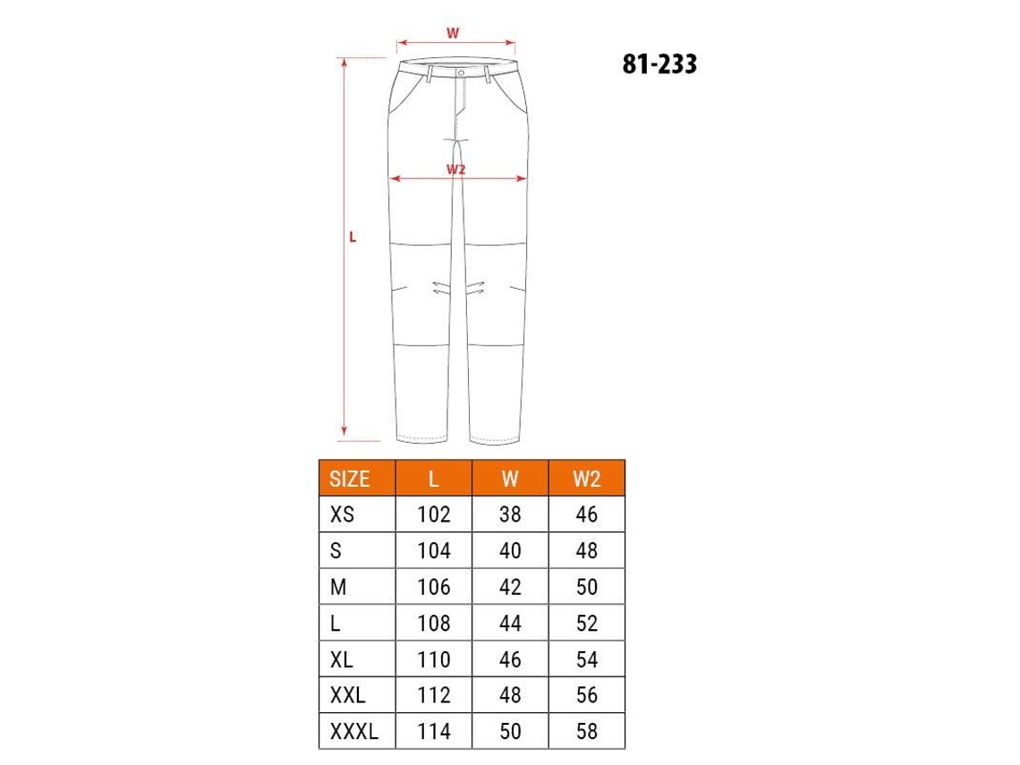 81 233 Xl Calças Protetoras Pretas Neo Tools