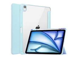 Capa Para Apple Ipad Air 11 (2024/2025(m2/m3) Azul Celeste