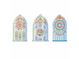 6 Folhas Decalques Scrapbook Janela Pet Fácil de Colar para Planner Diy PORTAL