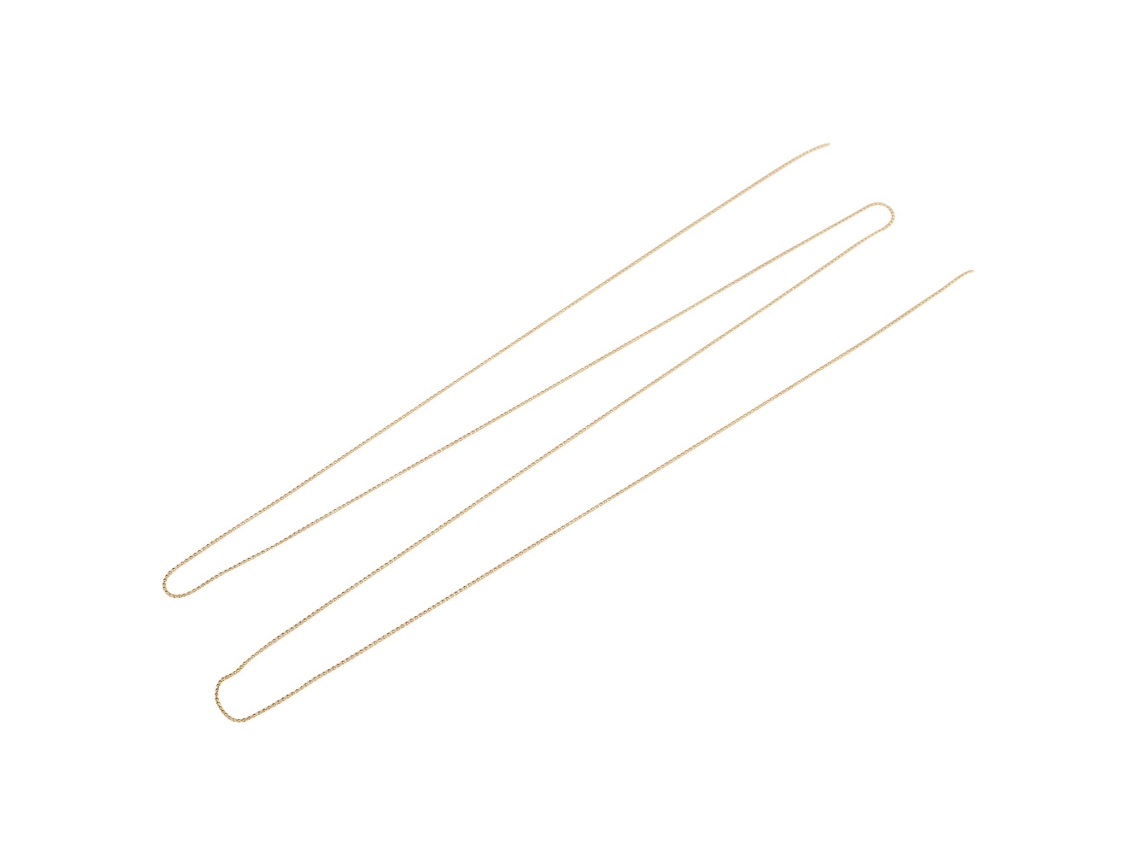 Cadeia De Metal Com Forma Plana Oca 3mm Para Decoração De Unhas Artístico Punk Diy Manicure 3
