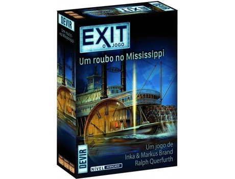 Jogo de Tabuleiro DEVIR Exit 14 - Roubo no Mississipi (Idade Mínima: 10 anos - Português)