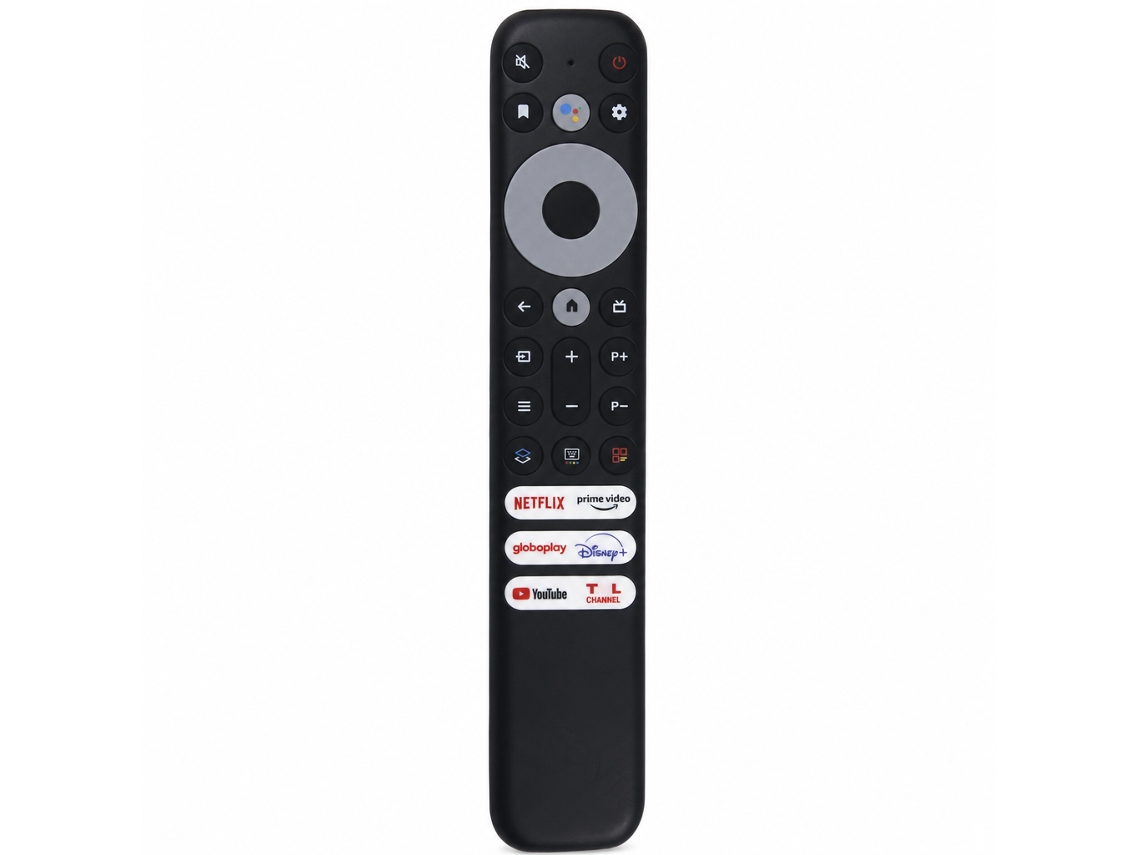 Comando À Distância Infravermelho Rc902v Fmr2 Compatível Com Tvs Tcl, Sem Configuração, Sem Controlo Por Voz