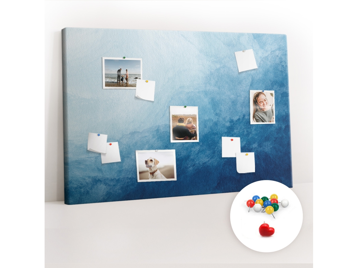 Painel De Cortiça Para Parede Abstração De Água Para O Escritório Espelharte (120x80 Cm)