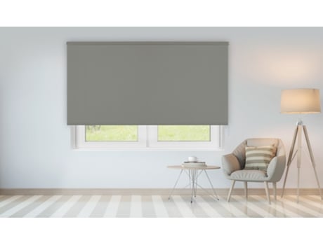 Estore de Rolo VIEWTEX (120x250cm - Poliéster - Cinzento)