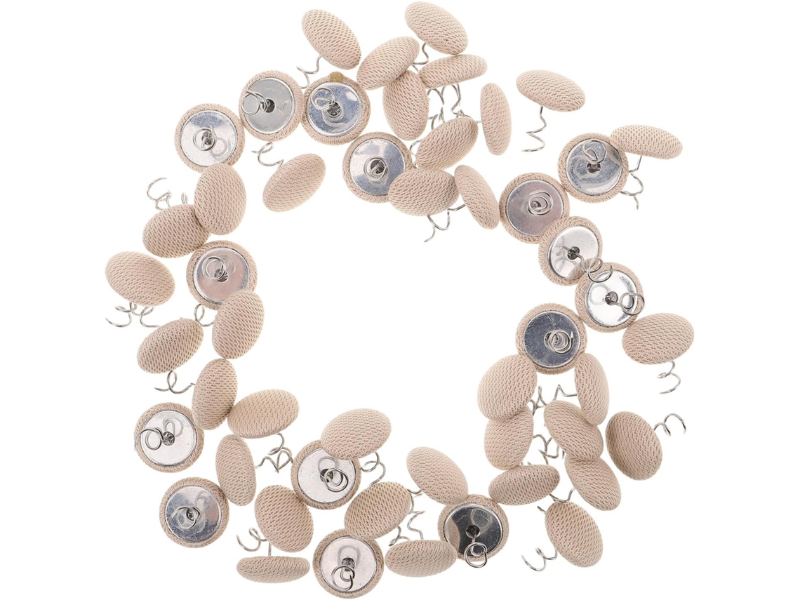 Conjunto Toyvian com 50 pinos antiderrapantes para enchimento de cama, pinos giratórios para enchimento, Alfinetes para tecido.