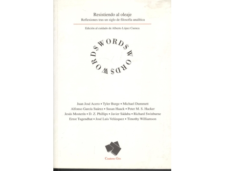 Livro Resistiendo El Oleaje de Alberto Lopez Cuenca (Español)