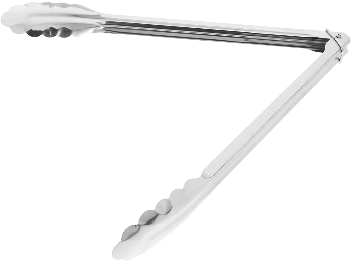 Pinça Para Alimentos Vicasky Em Aço Inoxidável Espesso, Ideal Para Churrasco, Fácil De Limpar E Própria Para Lava Louças