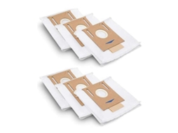 Conjunto De 6 Sacos De Pó Descartáveis Para A Estação De 2,5 Litros Ecovacs Deebot, Compatível Com Os Robôs Aspiradores E Esfregões T8 Aivi E T8.