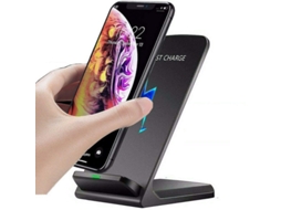 Carregador Sem Fio Note Para Apple, Oneplus, Samsung Yizhood Seda Preto
