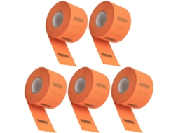 Faixas Adesivas Para Pescoço Com Bordas Seguras, 5 Rolos Descartáveis Para Corte De Cabelo.