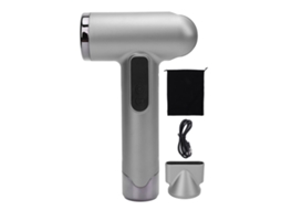 2026zentro-secador De Cabelo Sem Fio Recarregável 100000rpm 200w Usb Portátil Silencioso Prata Para Dormitório Casa Viagem