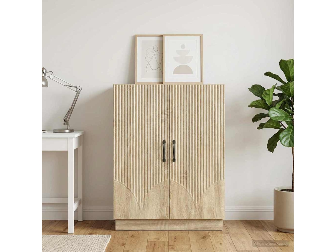 Vidaxl Buffet Carvalho Sonoma 66 X 34,5 X 87 Cm Derivados De Madeira