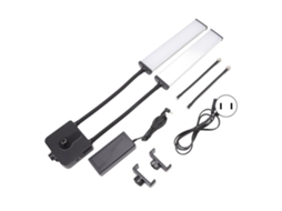 2026 luz de Relleno Led para Fotografia e Transmissão de Vídeo Ao Vivo, Bastão Led com Braço Duplo, Luz de Relleno Led
