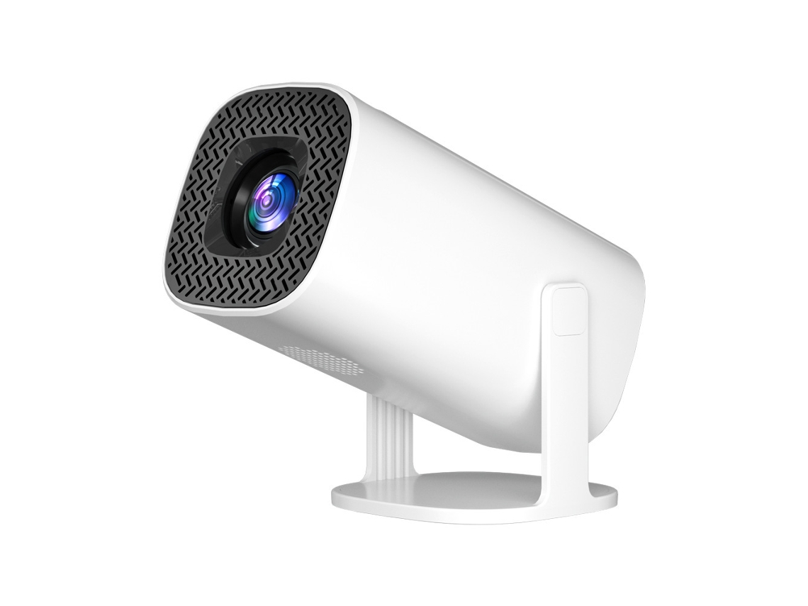 Projetor Compacto Android Branco, Sistema Inteligente Para Entretenimento Doméstico E Quartos Stelasplen