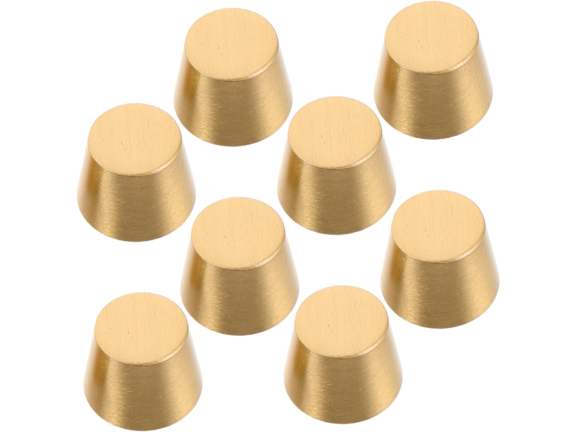 Conjunto De 8 Pés Latão Para Bandejas E Expositores, Pés De Latão Maciço 10mm Para Móveis, Ideais Para Caixas De Joias