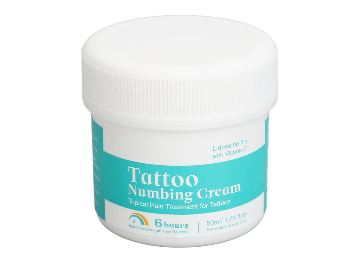 Creme Para Dormir A Dor E Cuidado Pós-tattoo 50ml - Sem Cheiro, Não Gordinho, Rápido Absorção