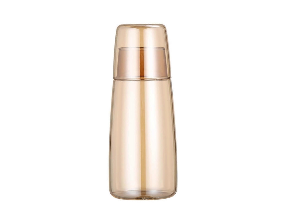 Jarra De Vidro Borossilicato De 750ml Com Tampa Para Bebidas Quentes Ou Frias.