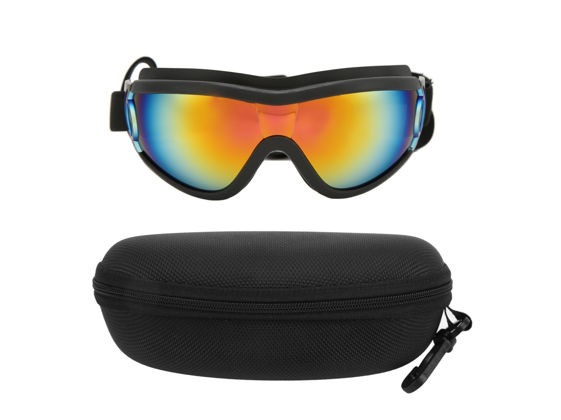 Óculos de Sol Para Cães Com Proteção UV Prova De Vento E Água Preto 3003