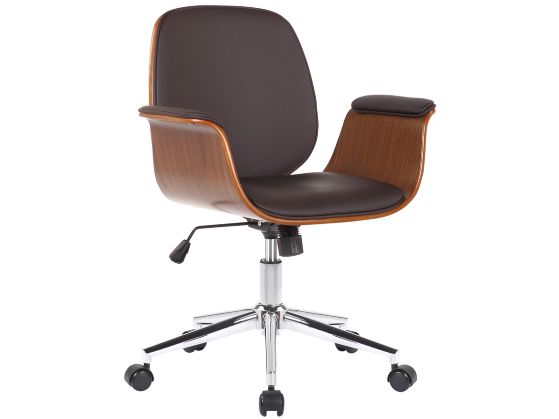 Cadeira de Escritório Kemberg Walnuss/Braun CLP