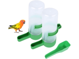 2 Pack Despensador Automático Alimentação E Bebedouro Pássaros 60/150ml Para Gaiola