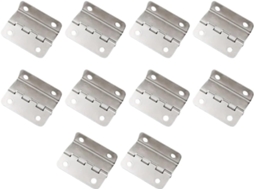 Conjunto De 10 Dobradiças Triplas Madeira Para Caixas, Com Ângulo