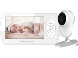 Intercomunicador Visual de 4,3 Polegadas para Bebês Blanco ZYBLSSBB