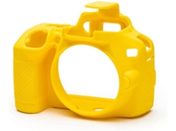 Capa Protetora EASYCOVER Nikon D3500 (Amarelo - Compatibilidade: Nikon D3500 - Silicone)