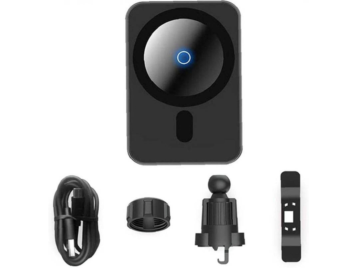 Carregador Carro Sem Carregamento Rápido Air Vent Suction para iPhone 12 Pro YIZHOOD Preto