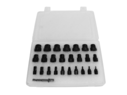 Conjunto De Extatores De Parafusos Danificados Aço Cromo Molibdênio 3/8'' Conector Quadrado Ferramenta De Remoção De Parafusos Hexagonais