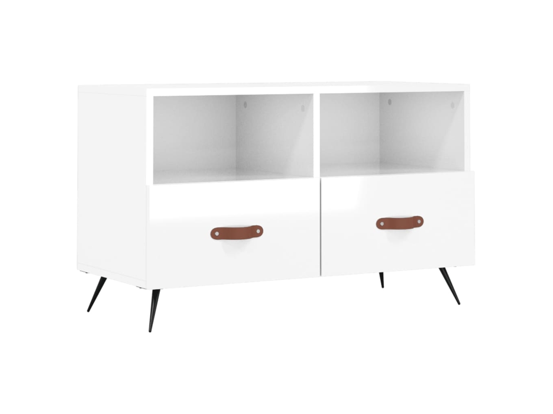 Tv Cabinet, Tv Cabinets Vidaxl Branco Madeira Processada (n/a)
