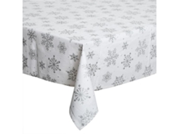 Feeric Lights Christmas Toalha De Mesa Estampada Com Floco De Neve - 140 X 240 Cm