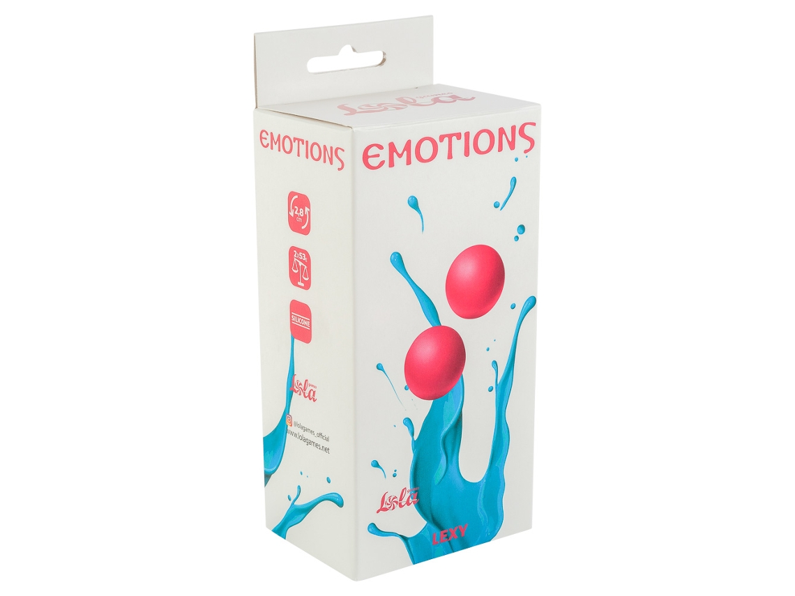 Bolas Vaginais Sem de Loop Lexy Rosa Médio EMOTIONS