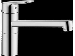 Torneira Misturadora de Cozinha HANSA Hansabasic 223 Mm de Projeção Independente Cromada 55482203