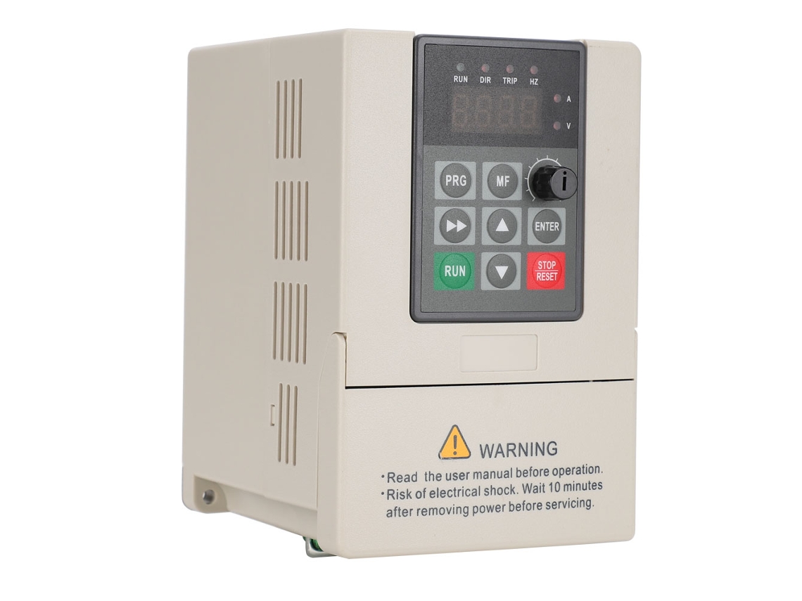 Conversor De Frequência Vfd 110v 1.5kw 10a Monofásica Para Trifásica Sunflare