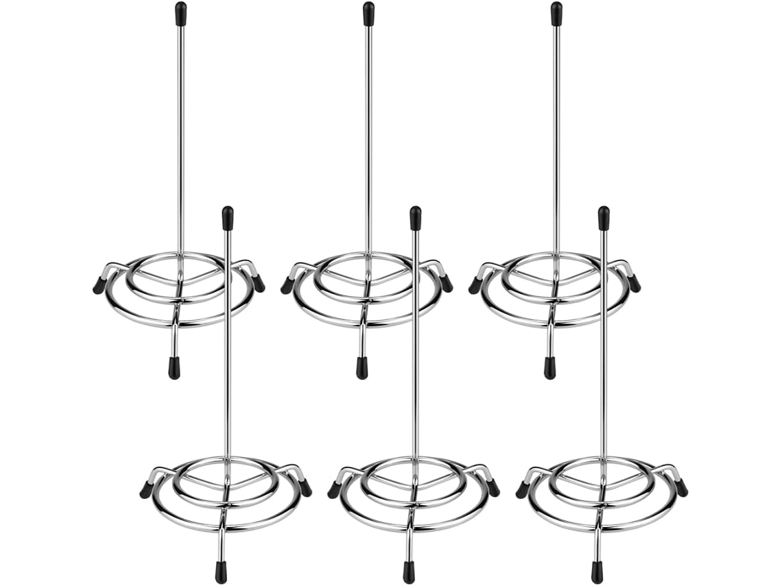 Perfurador De Comprovantes Restaurante, Porta Recibos Com 6 Peças, Suporte Espiral Pedidos, Contas, Anotações Em