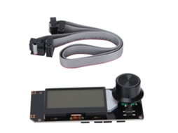 Módulo De Tela Lcd 12864 Com Slot Para Cartão De Memória Acessórios De Impressora 3d Marlin Diy Preto Rgb