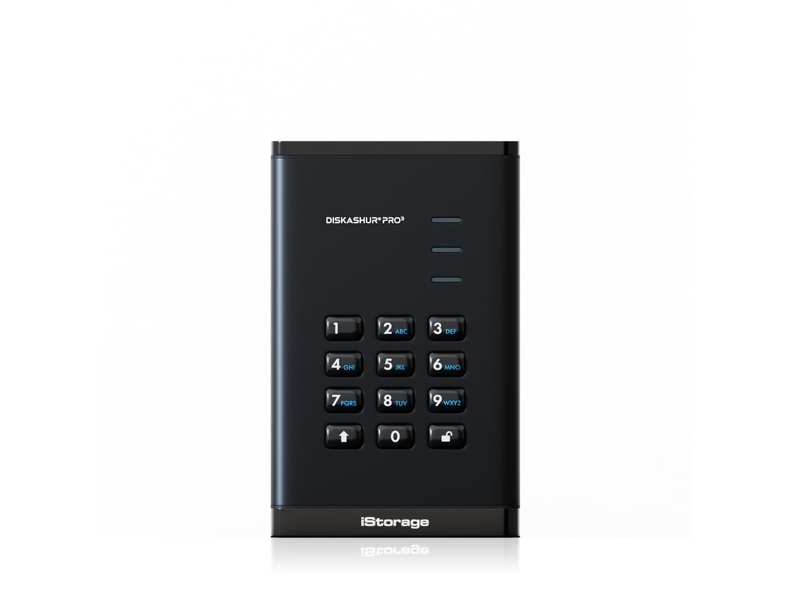 Diskashur Pro3 SSD 512 GB USB Tipo A / USB Tipo C 3.2 Gen 1 Preto Istorage (3.1 Gen 1)