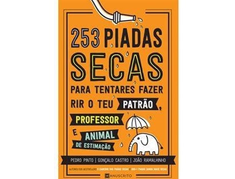 Livro 253 Piadas Secas Para Tentares Fazer Rir de Vários Autores