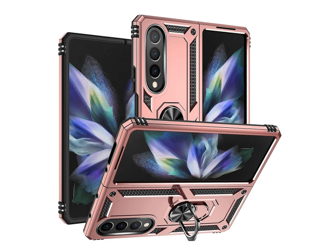 Capa Para Samsung Galaxy Z Fold4 À Prova De Choque Em Tpu + Pc