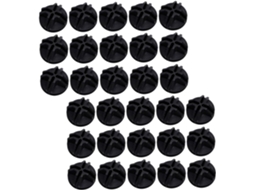 Conjunto De 60 Conectores Plástico Preto Tofficu Unidades Armazenamento Em Cubos, Ideais Prateleiras Modulares