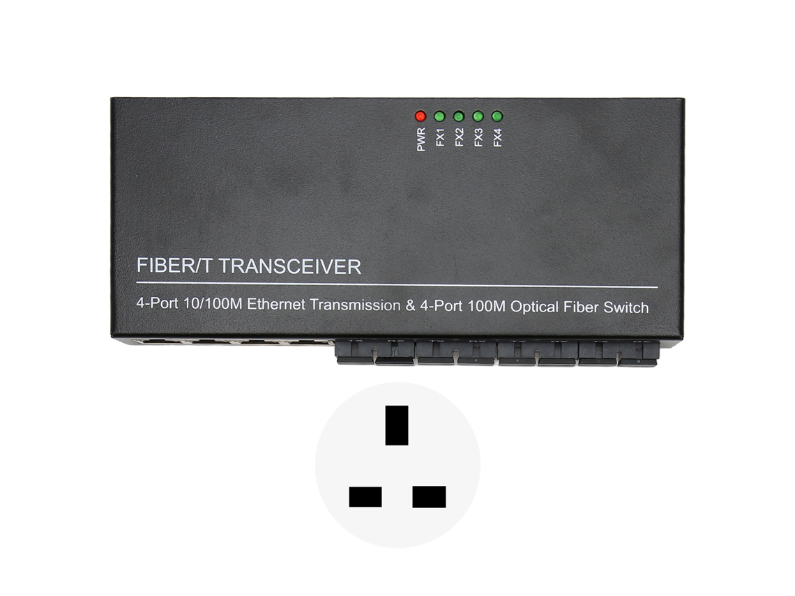 Conversor Óptico-elétrico (autonegociação De 10/100mbps Transmissão Óptica De 1310nm)