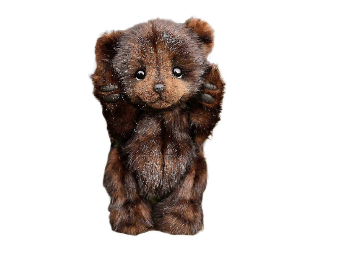 Urso De Pelúcia De Lã De Alpaca, Articulado E Super Macio