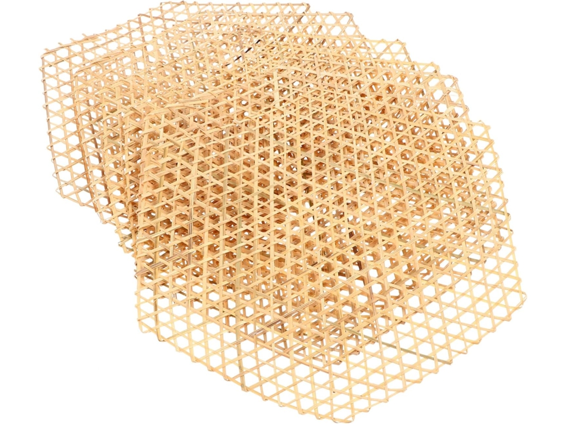 Conjunto De 6 Tapetes Bambu Para Cozinhar, Fritar, Utensílios Cozinha Duráveis Vayotoy