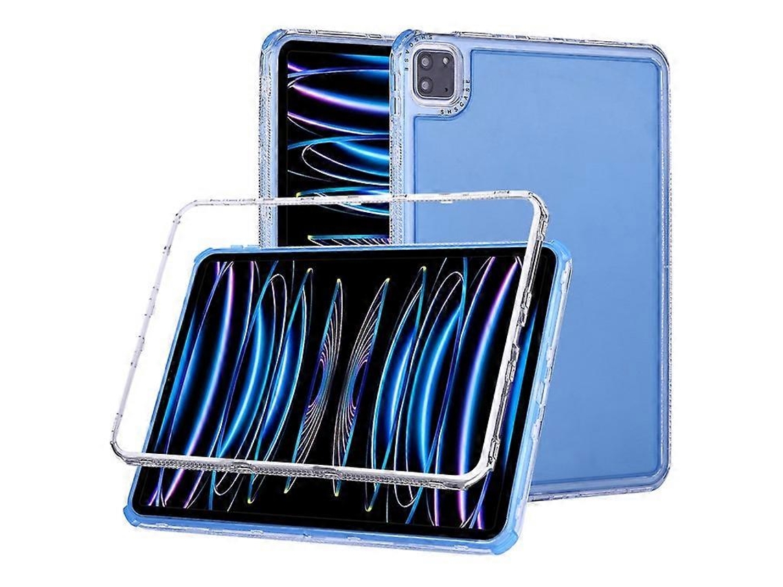 Capa Transparente Compatível Com Ipad Pro 11 (2022) / (2021) / (2020) / (2018) 3 Em 1, À Prova De Choque, Em Pc + Tpu.