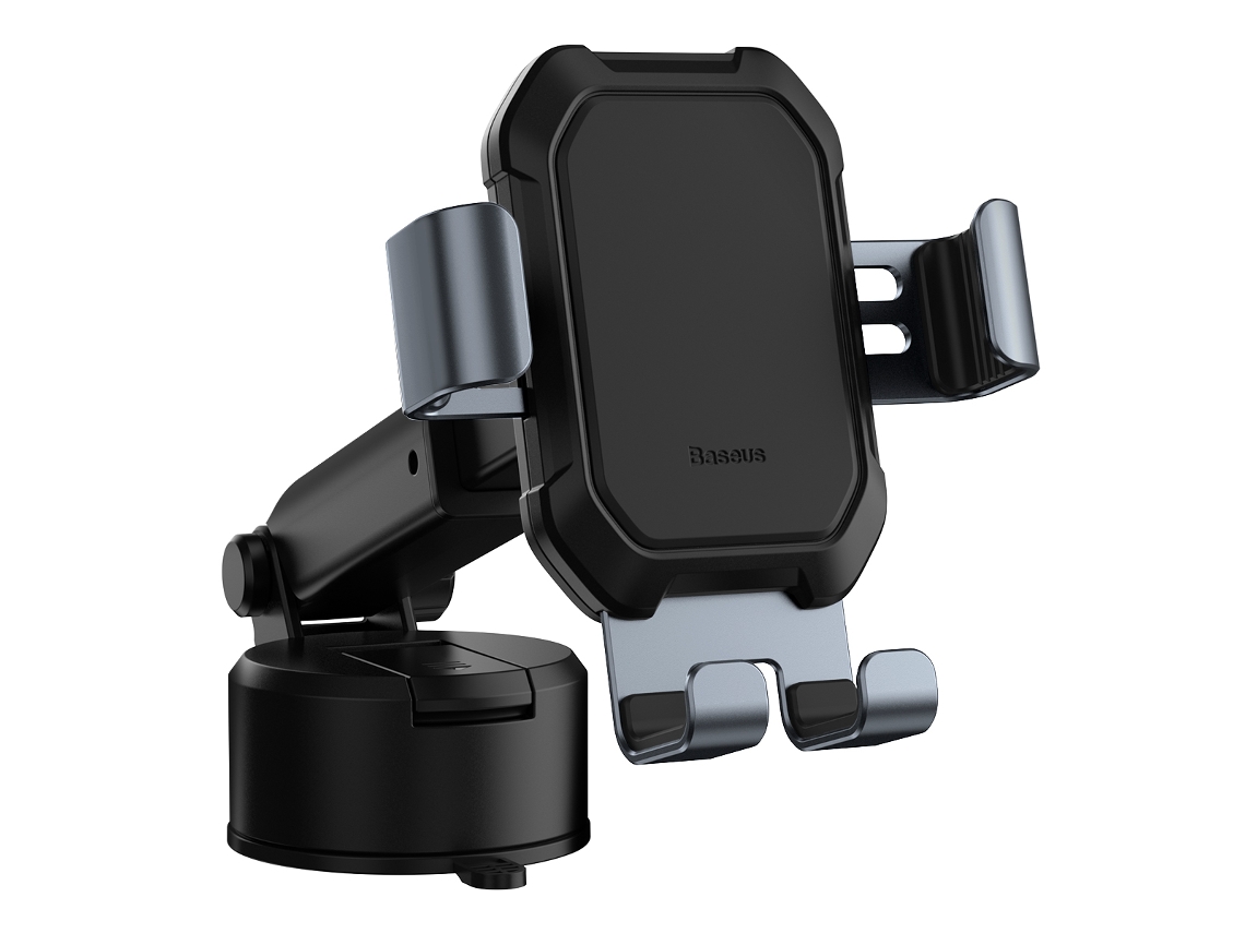 Suporte Para Carro Baseus Tank Gravity Preto Com Ventosa